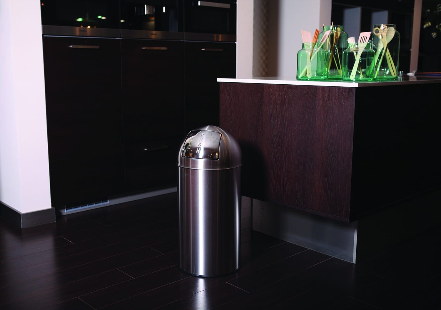Pushcan 40L Inox mờ