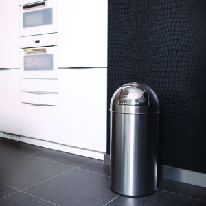 Pushcan 40L Inox mờ