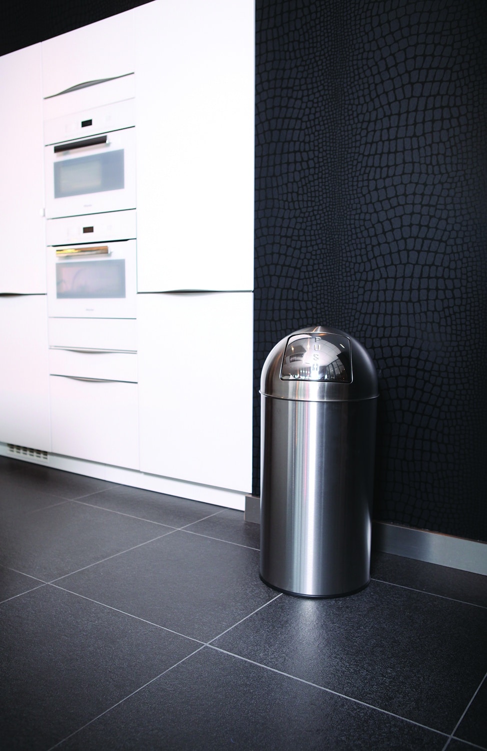 Pushcan 40L Inox mờ