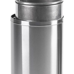 Pushcan 40L Inox