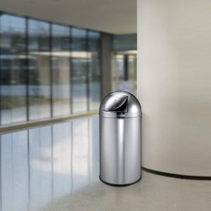 Pushcan 40L Inox
