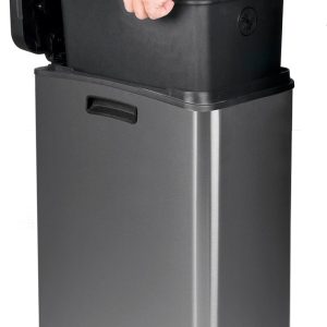 Rejoice Thùng rác đạp chân 30L Inox mờ