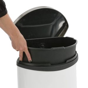 Shell Bin Thùng rác đạp chân 30L Trắng