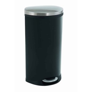Shell Bin Thùng rác đạp chân 30L Đen
