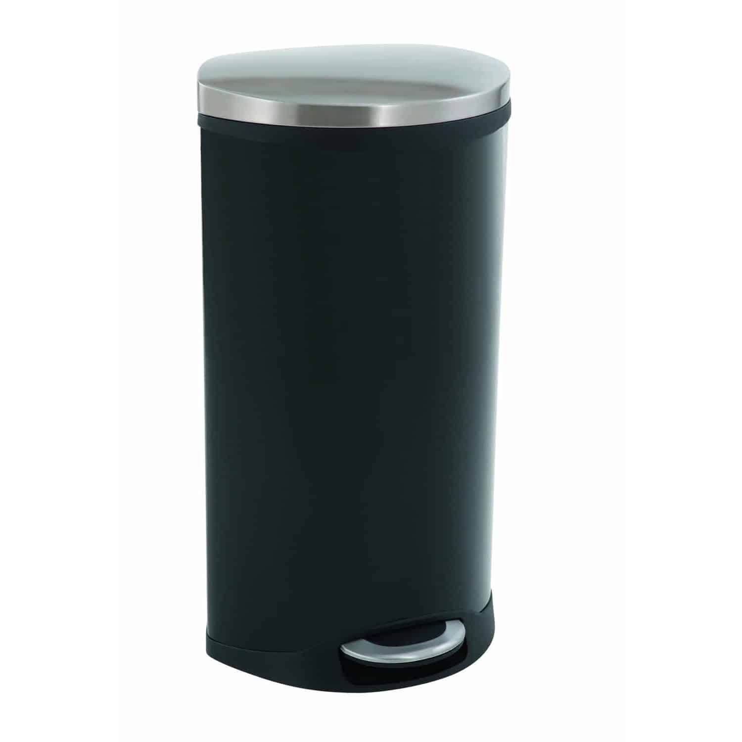 Shell Bin Thùng rác đạp chân 30L Đen