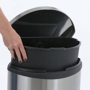Shell Bin Thùng rác đạp chân 30L Inox mờ