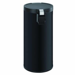 Artistic Thùng rác đạp chân 30L Đen mờ