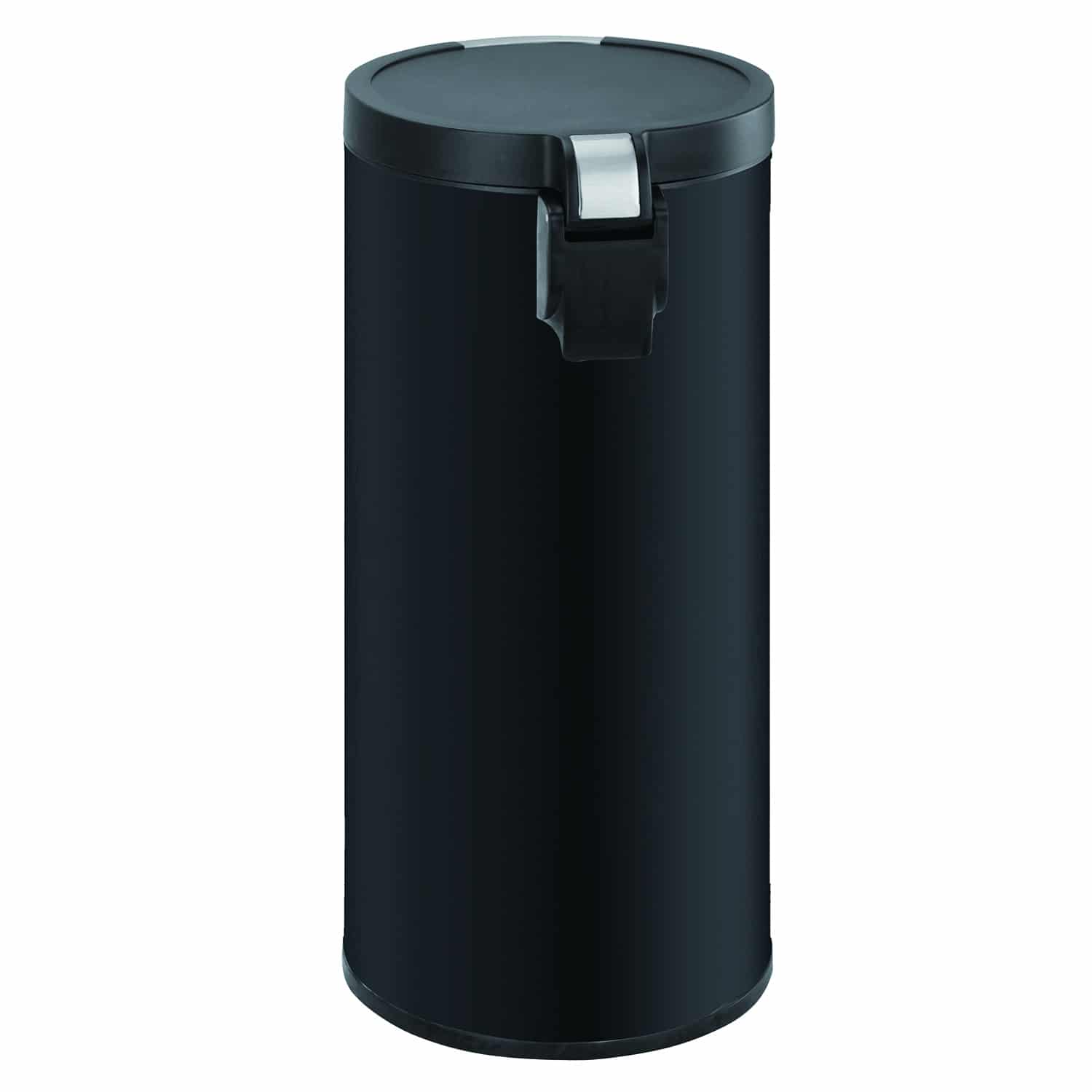 Artistic Thùng rác đạp chân 30L Đen mờ