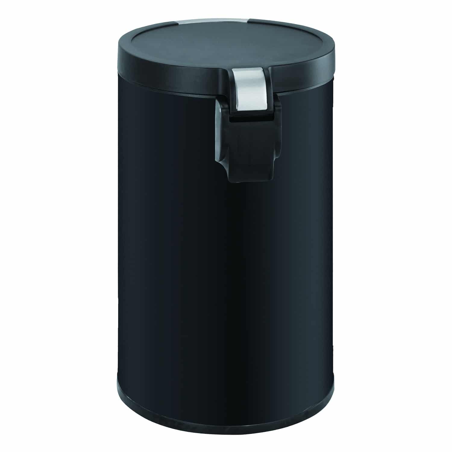 Artistic Thùng rác đạp chân 12L Đen mờ