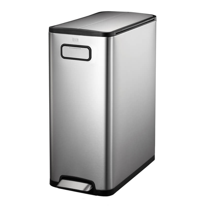Ecofly Thùng rác đạp chân 30L Inox mờ