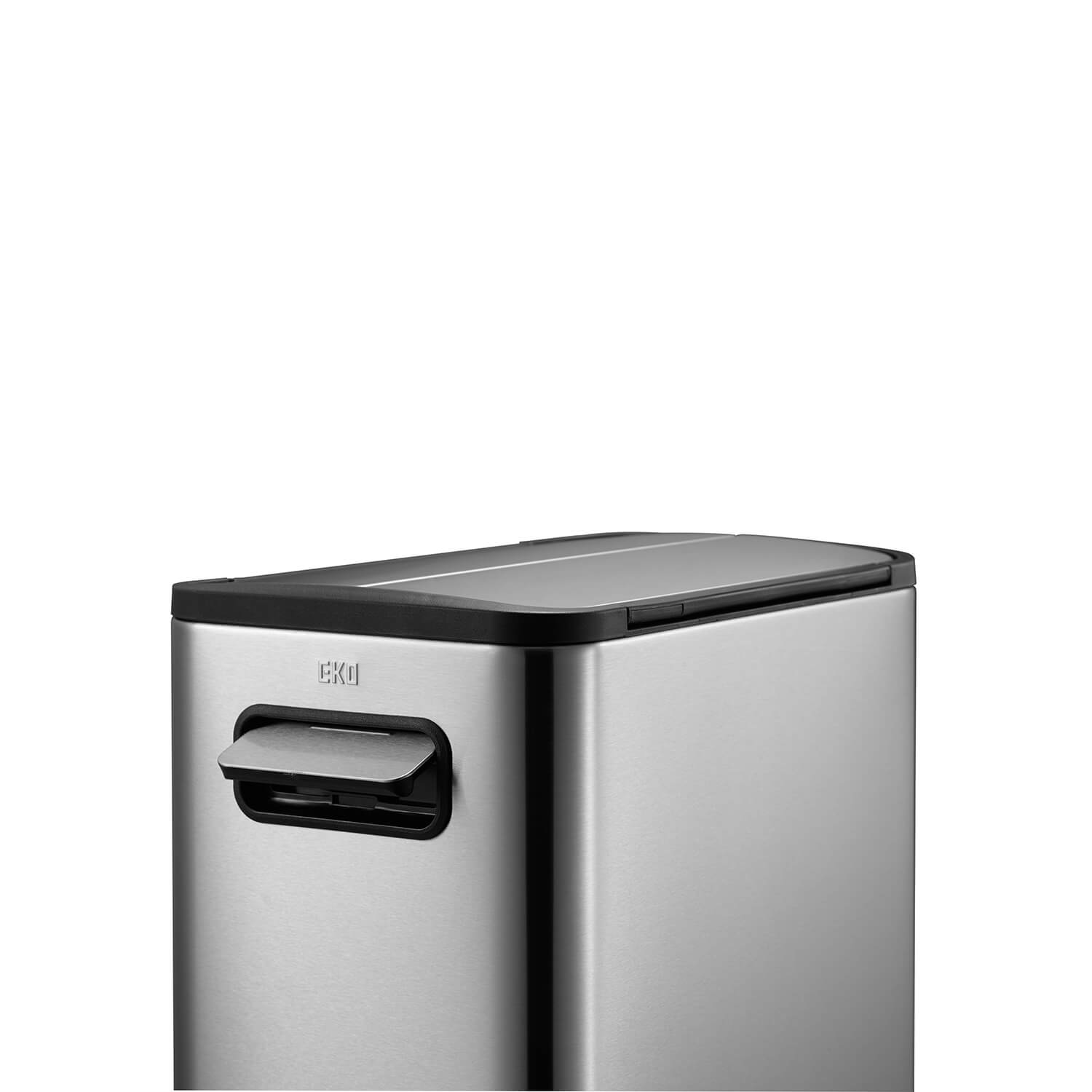Ecofly Thùng rác đạp chân 30L Inox mờ
