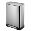 Neo-Cube Thùng rác phân loại đạp chân 28+18L Inox mờ