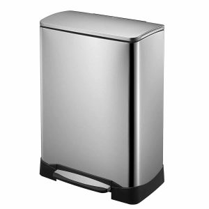 Neo-Cube Thùng rác phân loại đạp chân 28+18L Inox mờ
