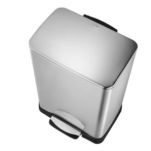 Neo-Cube Thùng rác phân loại đạp chân 28+18L Inox mờ