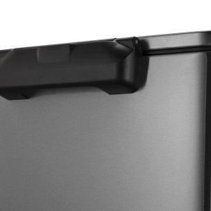 E-Cube Thùng rác phân loại đạp chân 28+18L Đen Steel