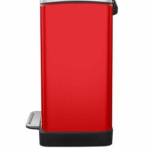 E-Cube Thùng rác phân loại đạp chân 28+18L Đỏ