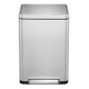 X-Cube Thùng rác đạp chân 45L Inox mờ