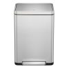 X-Cube Thùng rác phân loại đạp chân 20+20L Inox mờ
