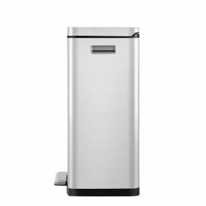 X-Cube Thùng rác phân loại đạp chân 20+20L Inox mờ