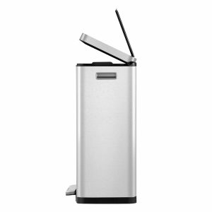 X-Cube Thùng rác phân loại đạp chân 20+20L Inox mờ