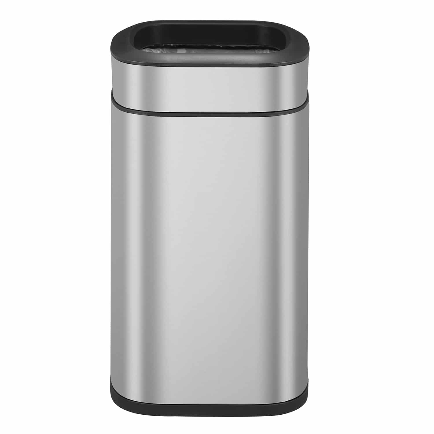 OLI-Cube Thùng rác nắp mở 20L Inox mờ