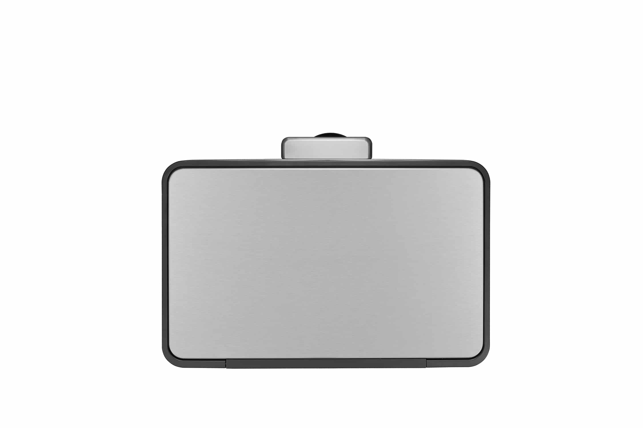 EcoCasa II Thùng rác phân loại đạp chân 20+20L Inox mờ