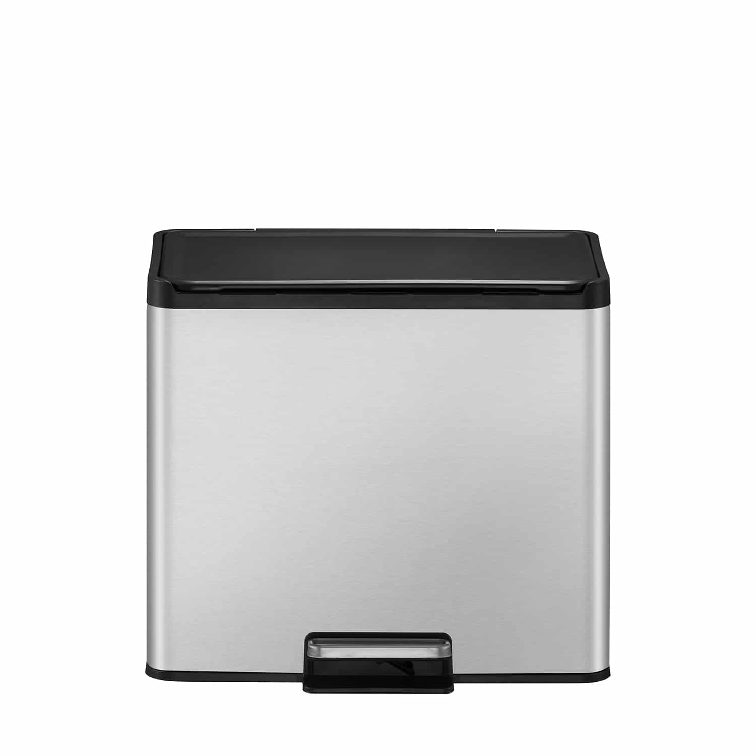 Essential Thùng rác phân loại đạp chân 9+9+9L Inox mờ
