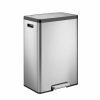 EcoCasa II Thùng rác đạp chân 30L Inox mờ