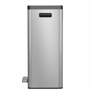 EcoCasa II Thùng rác đạp chân 30L Inox mờ