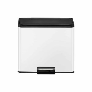 Essential Thùng rác phân loại đạp chân 20+9L Trắng