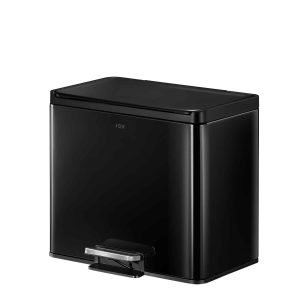 Essential Thùng rác phân loại đạp chân 20+9L Đen