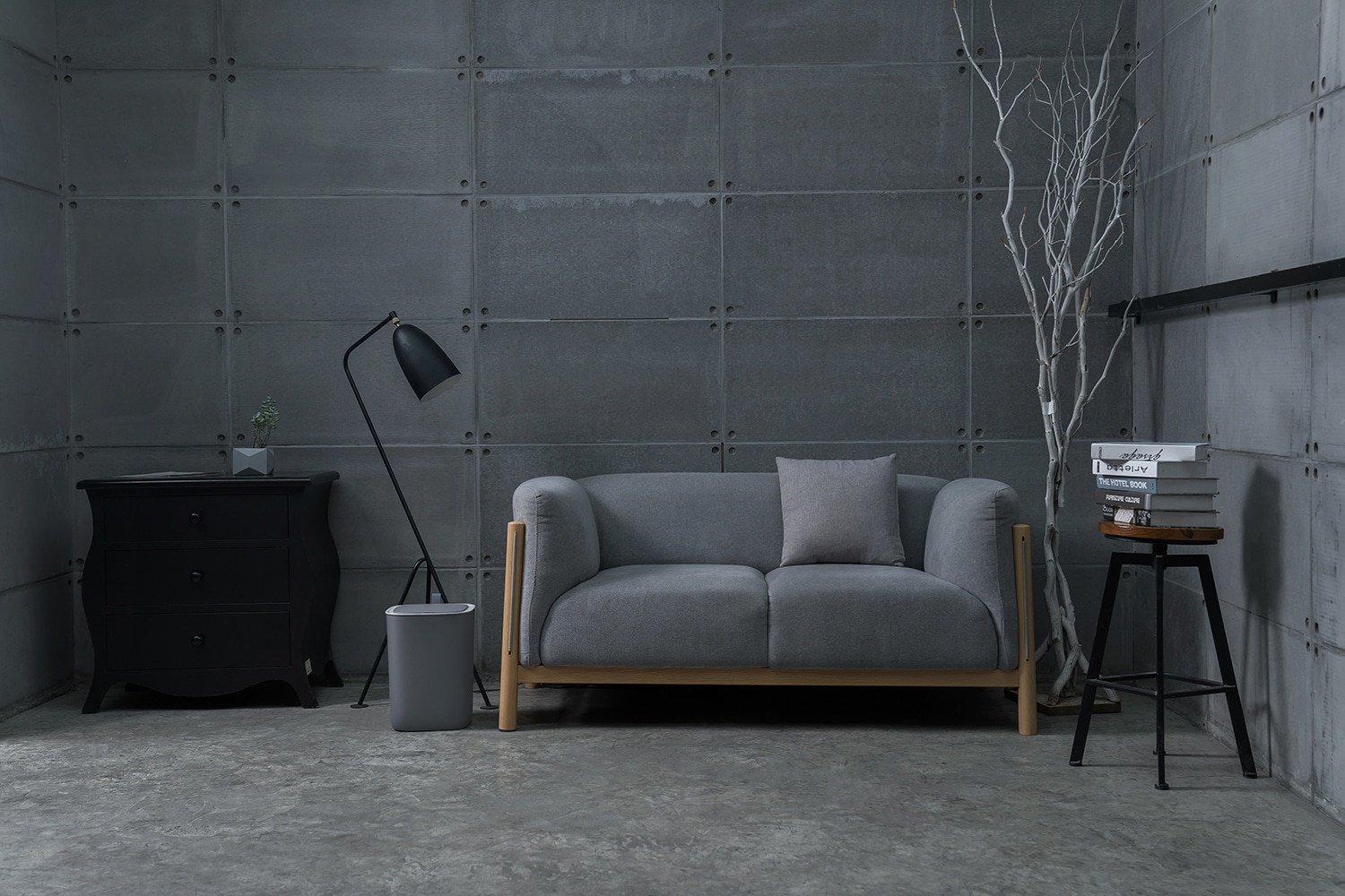 Morandi Smart Thùng rác cảm biến 12L Xám