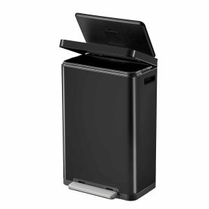 X-Cube Thùng rác đạp chân 30L Đen