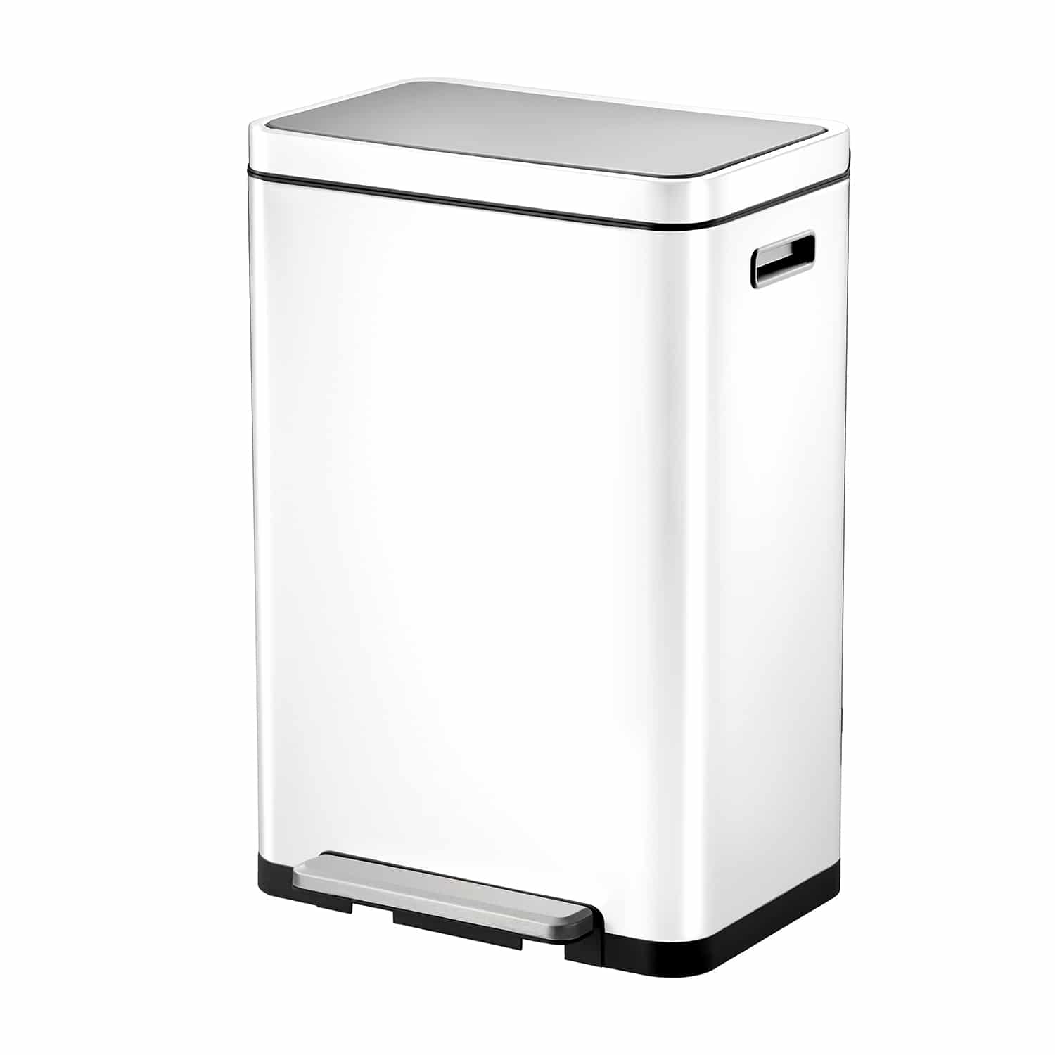 X-Cube Thùng rác phân loại đạp chân 20+20L Trắng