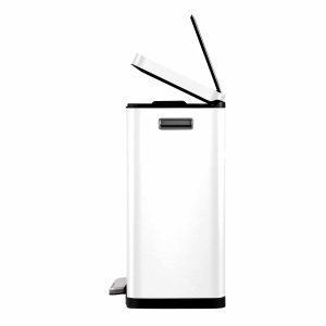 X-Cube Thùng rác phân loại đạp chân 20+20L Trắng