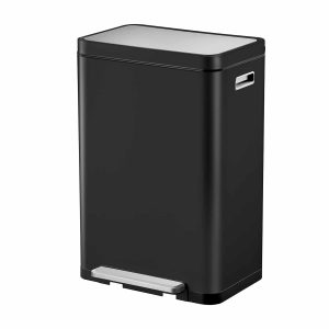 X-Cube Thùng rác đạp chân 45L Đen