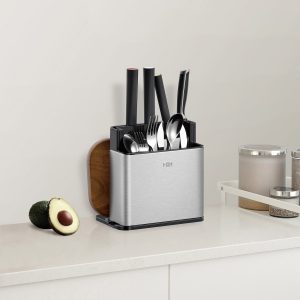 Regal Kitchen counter organizer L Inox mờ