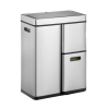 Mirage Plus Thùng rác phân loại cảm biến 30+15+15L Inox mờ