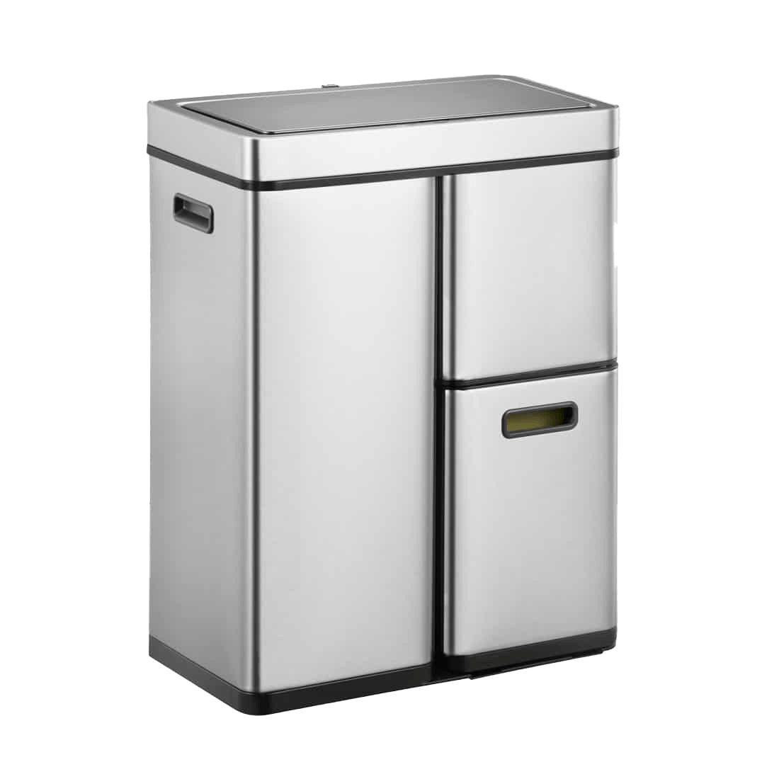 Mirage Plus Thùng rác phân loại cảm biến 30+15+15L Inox mờ