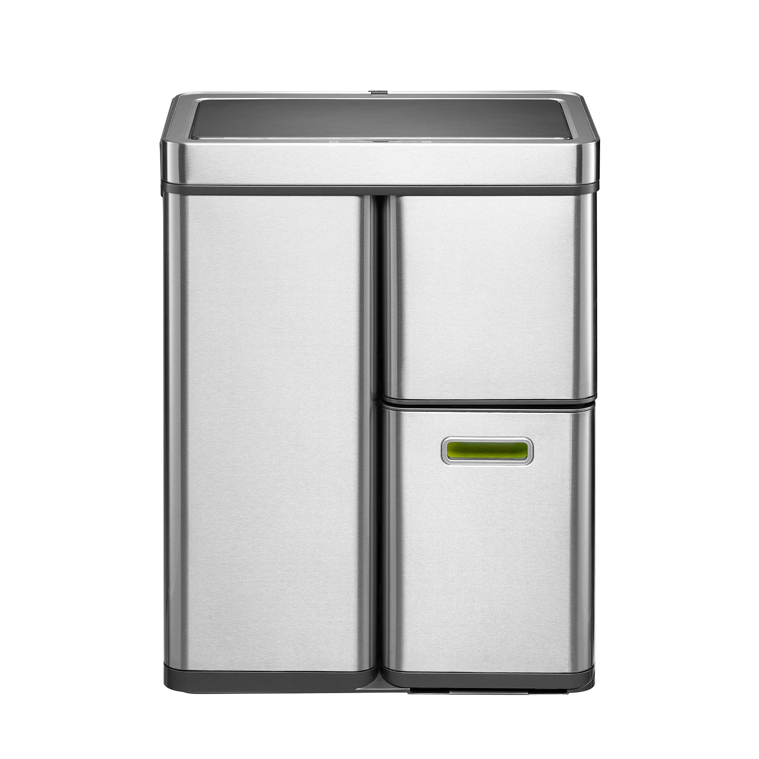 Mirage Plus Thùng rác phân loại cảm biến 30+15+15L Inox mờ