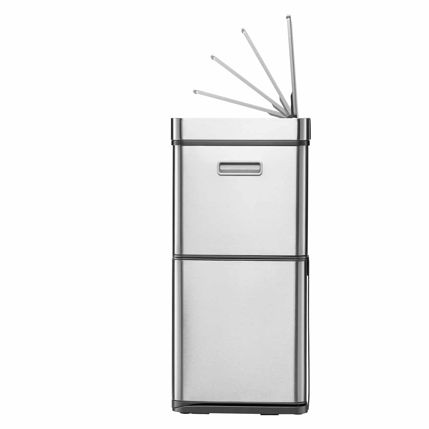 Mirage Plus Thùng rác phân loại cảm biến 30+15+15L Inox mờ