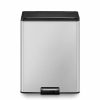 Essential Thùng rác phân loại đạp chân 20+20L Inox mờ
