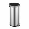 Aria round Thùng rác đạp chân 35L Inox mờ