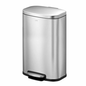 OLI-Cube Thùng rác phân loại đạp chân 20+20L Inox mờ