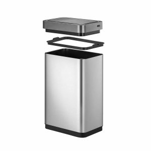 Mirage X Thùng rác cảm biến 80L Inox mờ