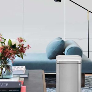 Stella Thùng rác đạp chân 12L Inox mờ