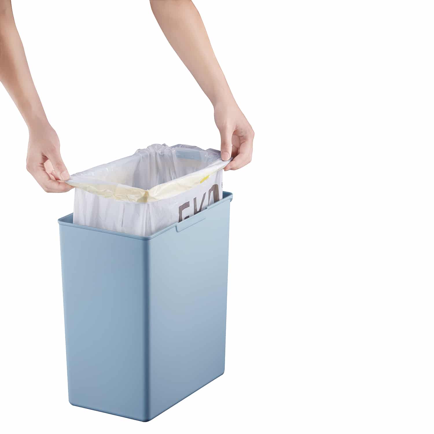 Morandi Touch 20L Thùng rác liên kết để phân loại Xanh