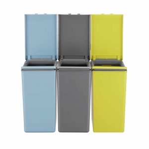 Morandi Touch 20L Thùng rác liên kết để phân loại Xanh