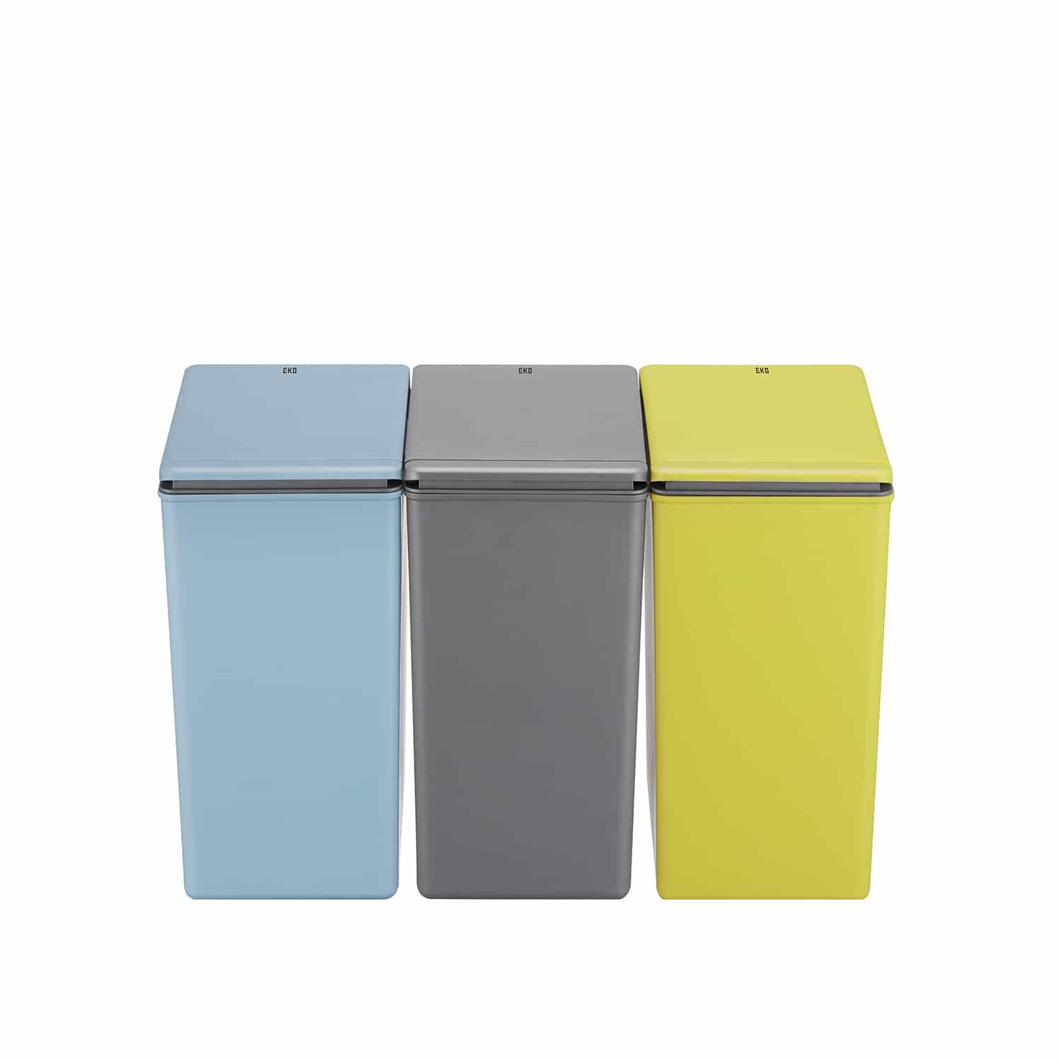 Morandi Touch 20L Thùng rác liên kết để phân loại Xám