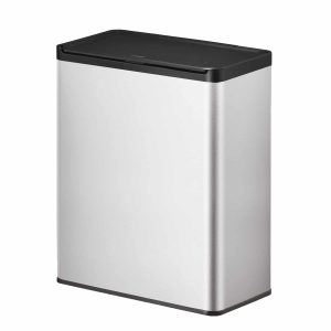 Essential Thùng rác phân loại nắp chạm 20+20L Inox mờ